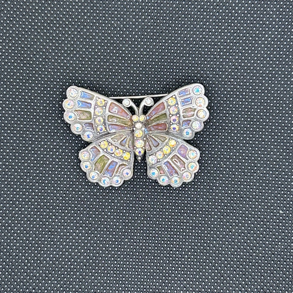 Colorful Butterfly Brooch